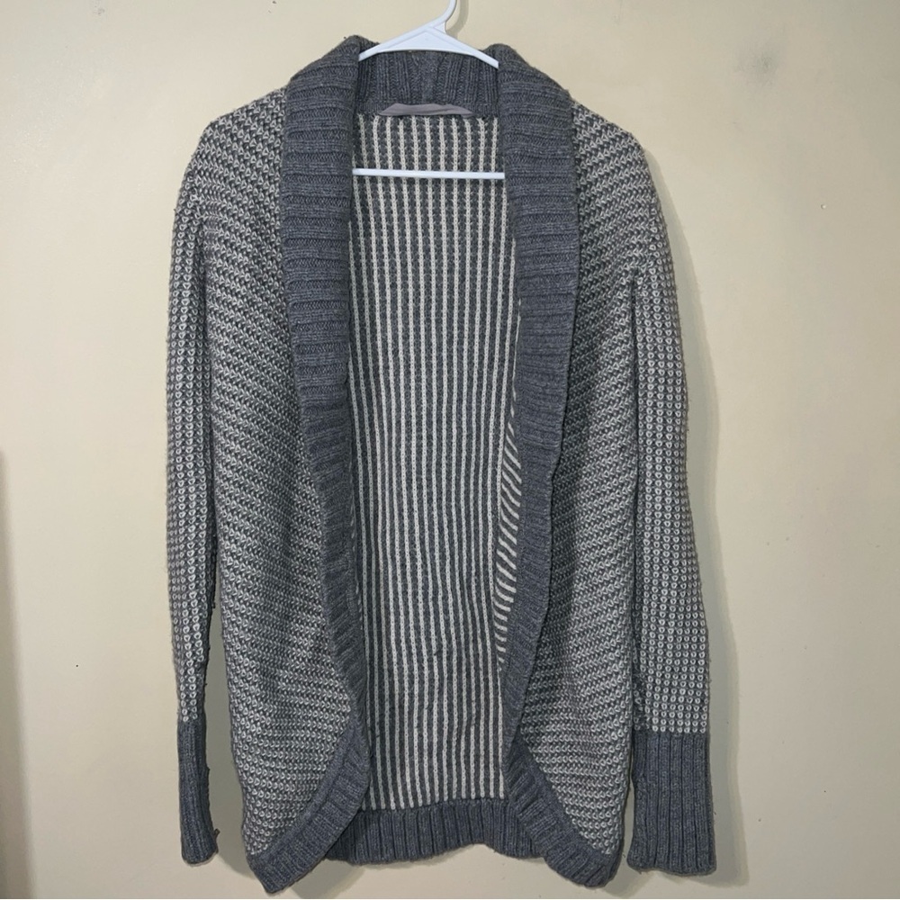 Athleta Sierra Wrap Cocoon Wool Cashmere Cardigan Small - Picture 4 of 7